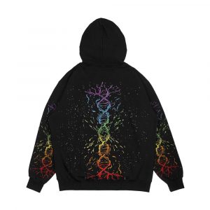 Alternative view of Chakra Meditation Men's All-Over-Print Hoodie