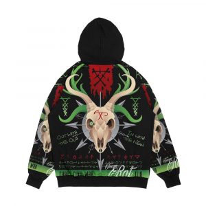Alternative view of Chaos Civil War 1118 Team Rat Men's All-Over-Print Hoodie
