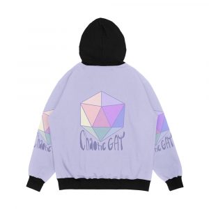 Alternative view of Chaotic Gay Men's All-Over-Print Hoodie