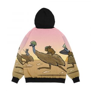 Alternative view of Charge Of The Bunny Emu Cavalry Men's All-Over-Print Hoodie