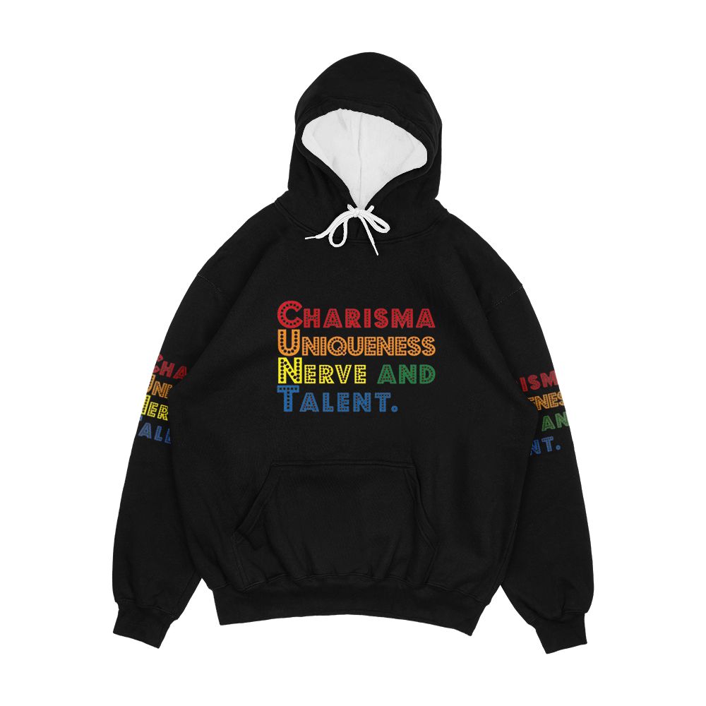 Charisma Uniqueness Nerve And Talent Drag Race Men's All-Over-Print Hoodie
