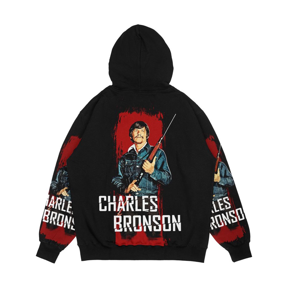Charles Bronson Mr Majestyk Men's All-Over-Print Hoodie - Image 2