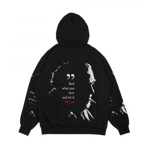 Alternative view of Charles Bukowski Find What You Love And Let It Kill You Quote Men's All-Over-Print Hoodie