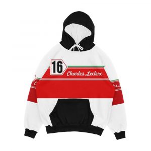 Charles Leclerc 16 Retro F1 Men's All-Over-Print Hoodie