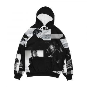Charlotte De Witte Black And White Men's All-Over-Print Hoodie