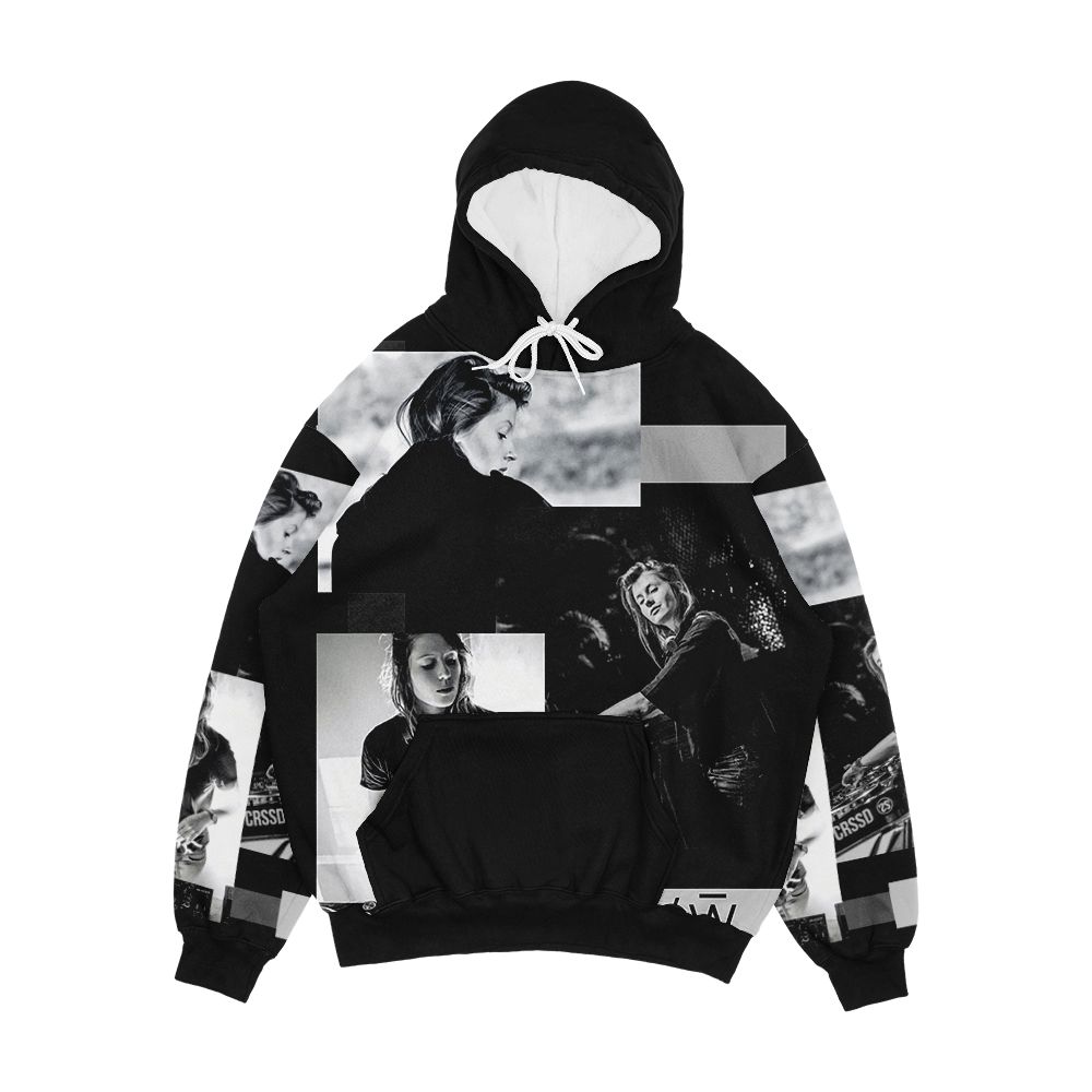 Charlotte De Witte Black And White Men's All-Over-Print Hoodie
