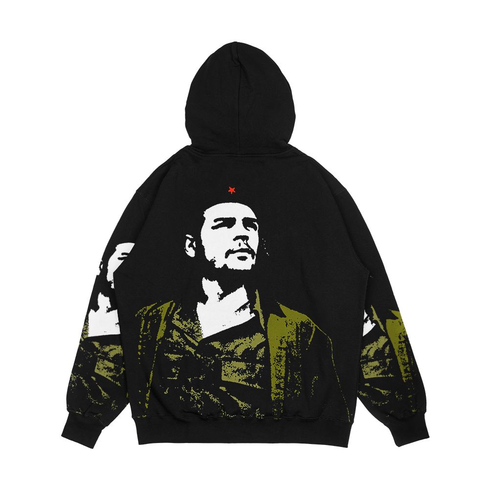 Che Guevara Large Men's All-Over-Print Hoodie - Image 2