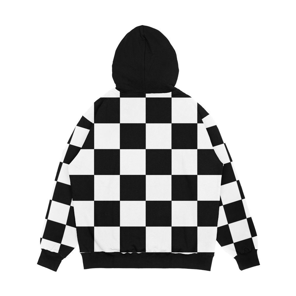 Checkered Men's All-Over-Print Hoodie - Image 2