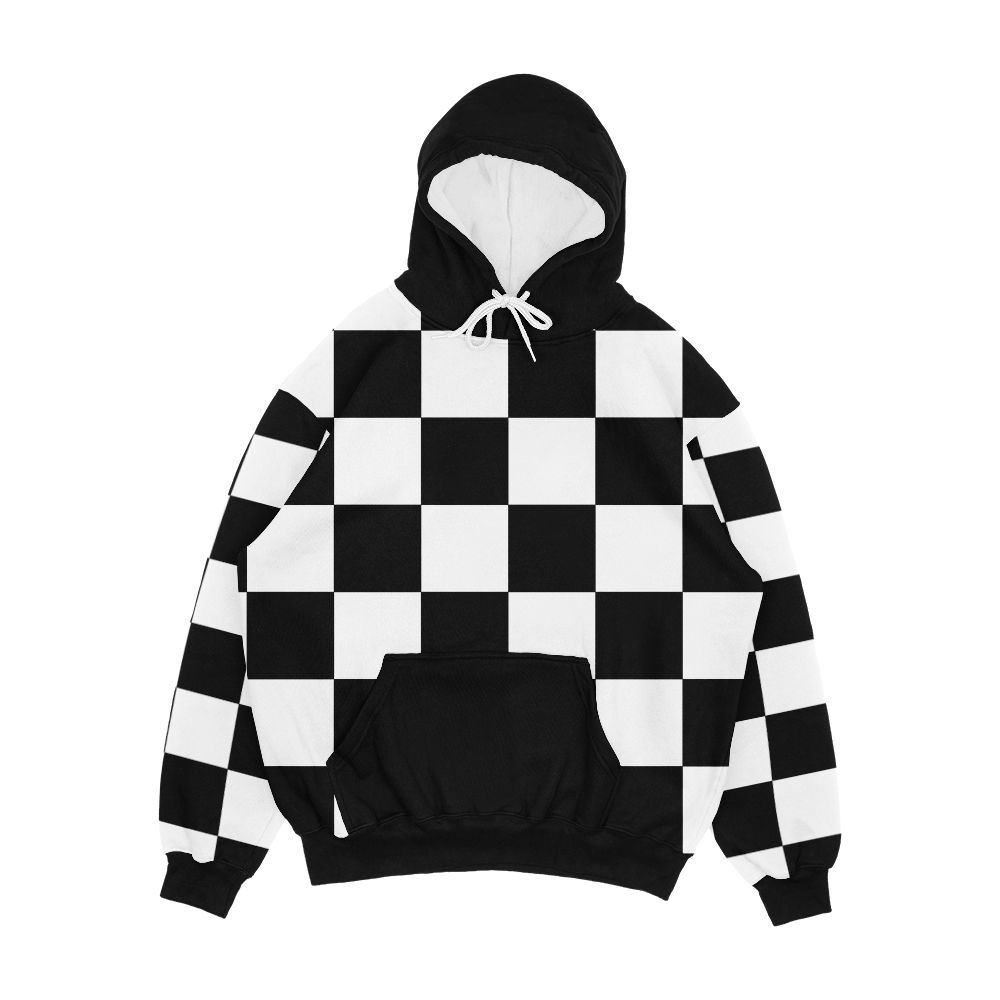Checkered Men's All-Over-Print Hoodie