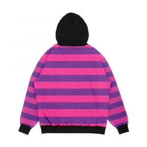 Alternative view of Cheshire Cat Print Men's All-Over-Print Hoodie