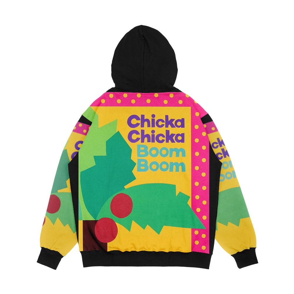 Chicka Chicka Boom Boom Men's All-Over-Print Hoodie - Image 2