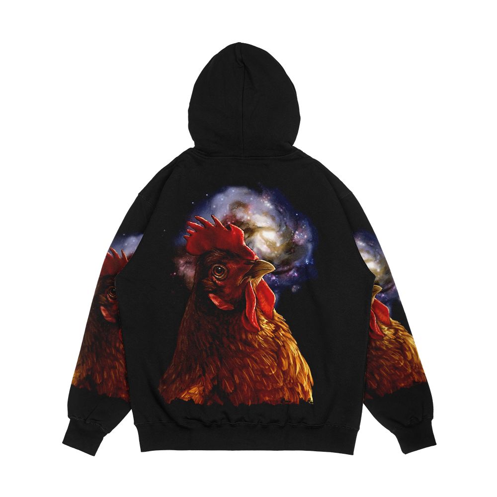 Chicken Galaxy Men's All-Over-Print Hoodie - Image 2