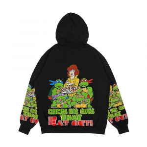 Alternative view of Chicks Dig Guys That Eat Out Men's All-Over-Print Hoodie