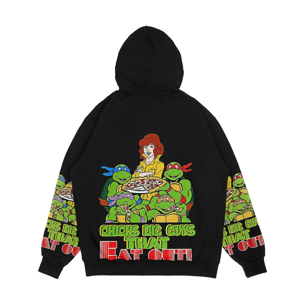 Chicks Dig Guys That Eat Out Men's All-Over-Print Hoodie - Image 2