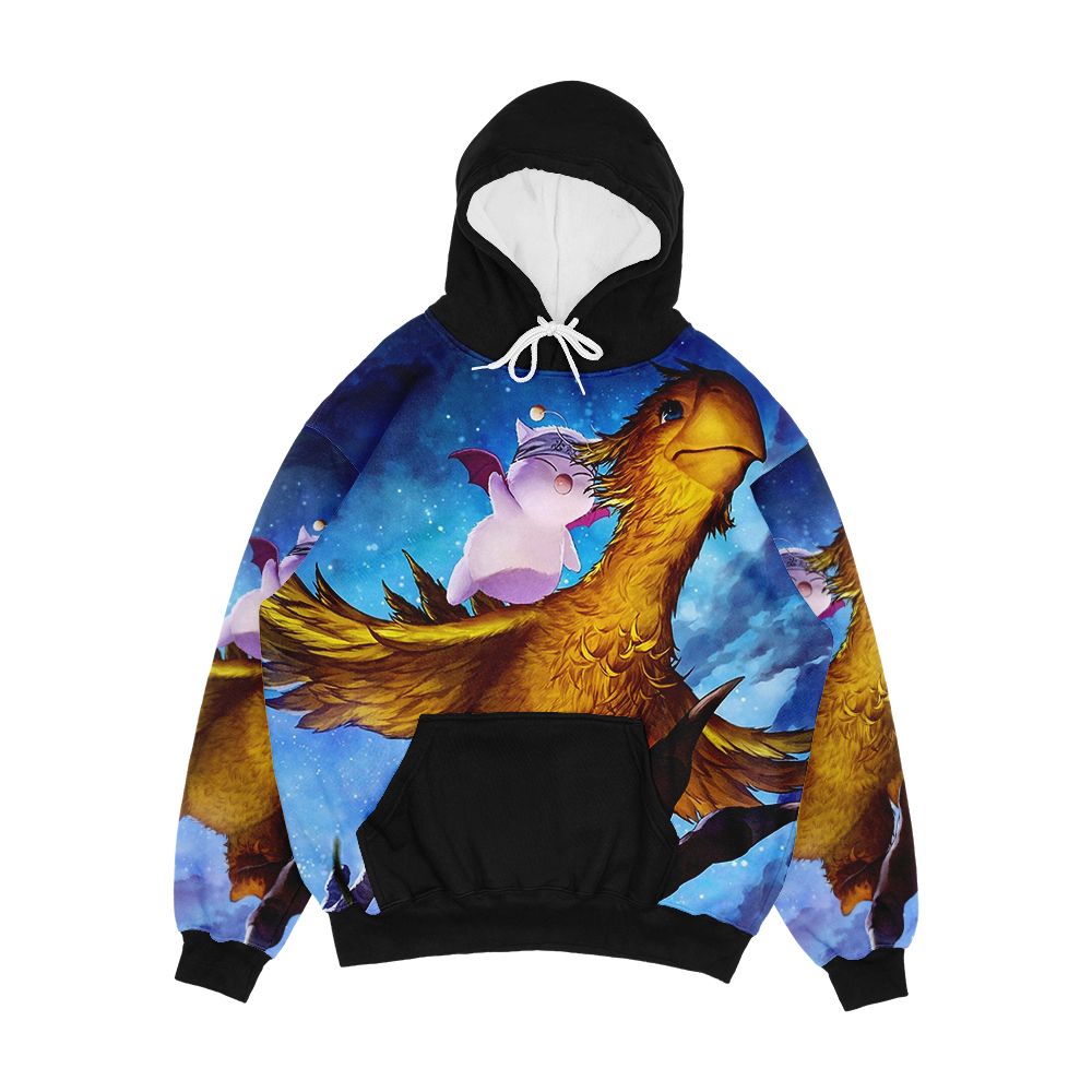 Chocobo And Mogry Men's All-Over-Print Hoodie