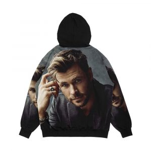 Alternative view of Chris Hemsworth Men's All-Over-Print Hoodie