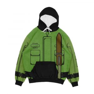 Chris Redfield Vest Stars Resident Evil Men's All-Over-Print Hoodie