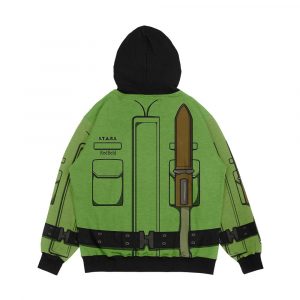 Alternative view of Chris Redfield Vest Stars Resident Evil Men's All-Over-Print Hoodie