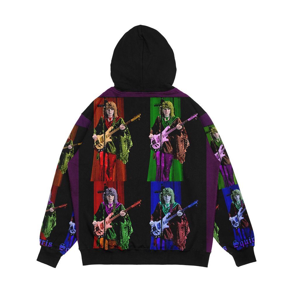 Chris Squire Pop Print Yes Men's All-Over-Print Hoodie - Image 2