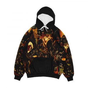 Christ In Limbo By Hieronymus Bosch Men's All-Over-Print Hoodie