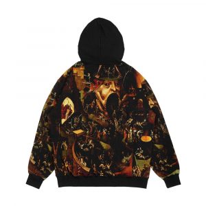 Alternative view of Christ In Limbo By Hieronymus Bosch Men's All-Over-Print Hoodie