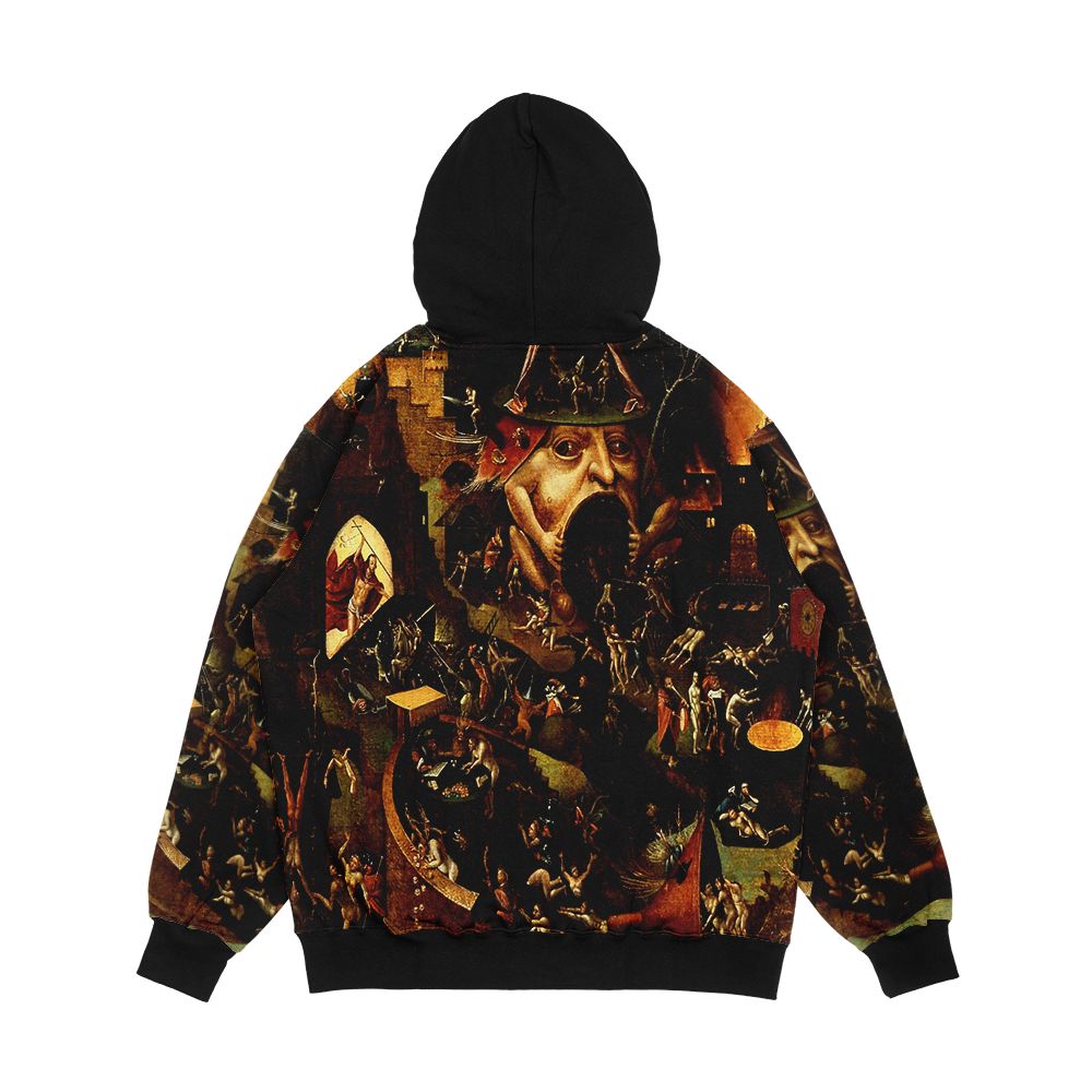 Christ In Limbo By Hieronymus Bosch Men's All-Over-Print Hoodie - Image 2