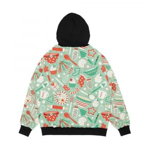 Alternative view of Christmas Baking Men's All-Over-Print Hoodie