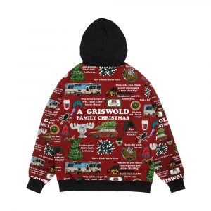 Alternative view of Christmas Vacation Collage Men's All-Over-Print Hoodie