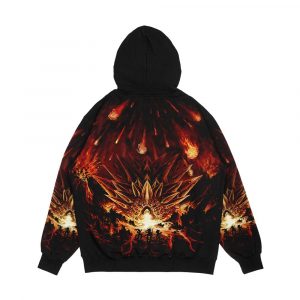 Alternative view of Chrono Trigger Fire Rains From The Heavens Chronicles Of Time Men's All-Over-Print Hoodie