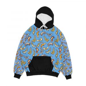 Chub Geckos In Blue Men's All-Over-Print Hoodie