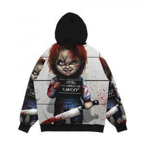 Alternative view of Chucky From Childs Play Men's All-Over-Print Hoodie