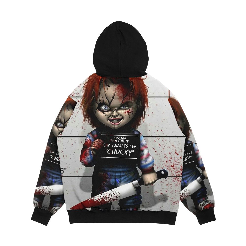 Chucky From Childs Play Men's All-Over-Print Hoodie - Image 2