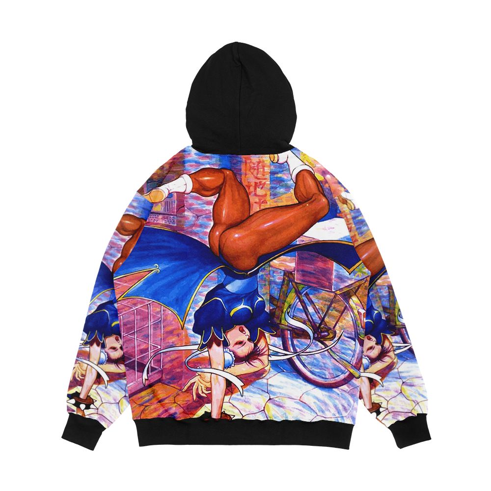 Chun Li Men's All-Over-Print Hoodie - Image 2