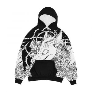 Chupacabra En Las Flores Men's All-Over-Print Hoodie