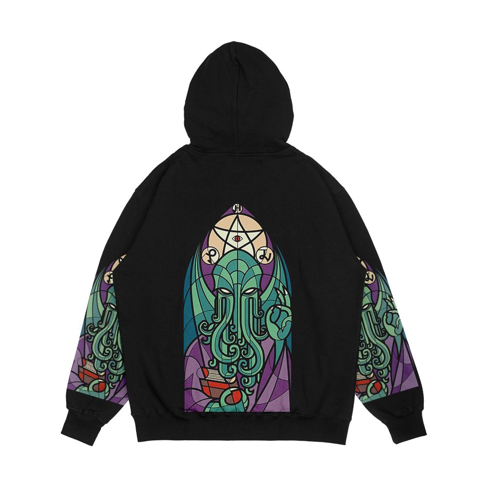 Church Of Cthulhu Men's All-Over-Print Hoodie - Image 2