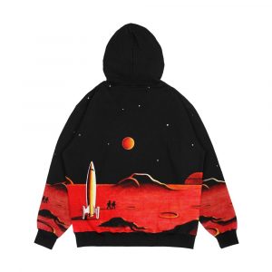 Alternative view of City On Mars Men's All-Over-Print Hoodie