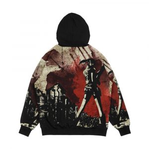 Alternative view of Claire Redfield Resident Evil Minimalist Art Men's All-Over-Print Hoodie