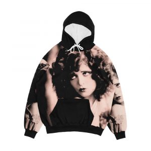 Clara Bow Men's All-Over-Print Hoodie