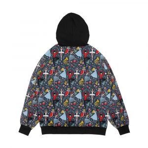 Alternative view of Clara's Nutcracker Ballet Repeat By Robin Pickens Men's All-Over-Print Hoodie