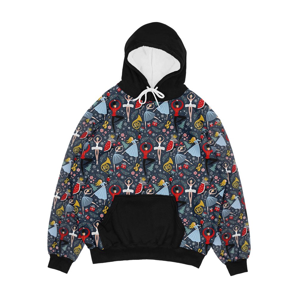 Clara's Nutcracker Ballet Repeat By Robin Pickens Men's All-Over-Print Hoodie