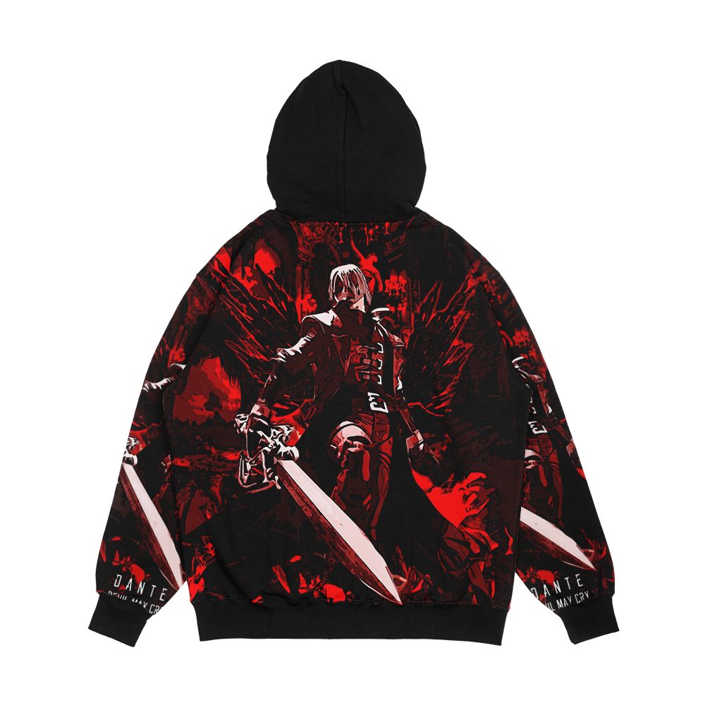 Classic Dante From Devil May Cry Men's All-Over-Print Hoodie - Image 2