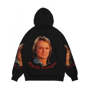 Alternative view of Claude Francois Men's All-Over-Print Hoodie