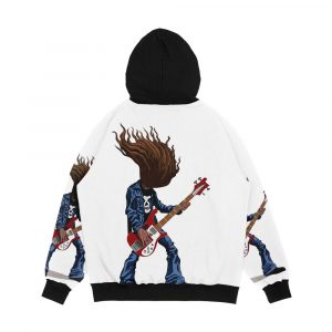 Alternative view of Cliff Burton Men's All-Over-Print Hoodie