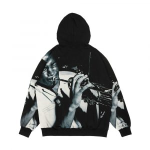 Alternative view of Clifford Brown Men's All-Over-Print Hoodie
