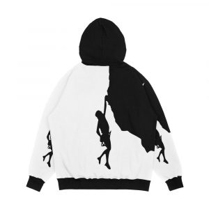 Alternative view of Climb Cliffhanger Men's All-Over-Print Hoodie