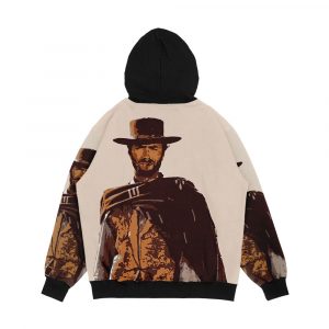 Alternative view of Clint Eastwood Men's All-Over-Print Hoodie