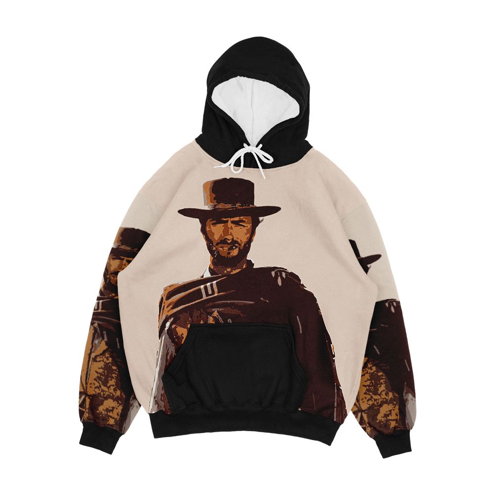 Clint Eastwood Men's All-Over-Print Hoodie