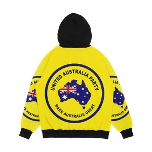 Alternative view of Clive Palmer's United Australia Party Men's All-Over-Print Hoodie