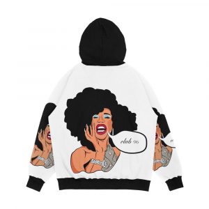 Alternative view of Club 96 Naomi Smalls Men's All-Over-Print Hoodie