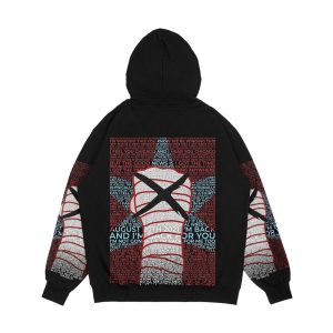 Alternative view of Cm Punk I'm Back Aew Promo Men's All-Over-Print Hoodie